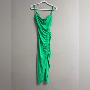 Zara midi green dress